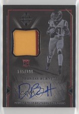 2018 Panini Majestic Rookie Scripted Swatches /199 Deontay Burnett #128 Auto 3f2