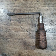 Mac Tools Headlight Head Lamp Spring Adjuster Tool 90 Degree Vtg Wood Handle USA