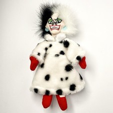 9  Cruella Doll Beanbag Plush   Disney   101 Dalmations