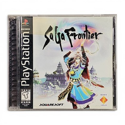 SaGa Frontier PS1 Squaresoft Complete CIB Black Label Tested RPG Game