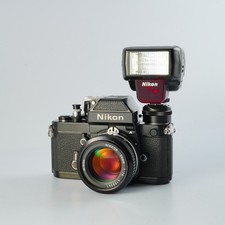 SERVICED Nikon F2 Photomic A DP 11 Black NIKKOR Ai 50mm F 1.4 AS 1 SB 23 MF Film