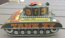 Tin Plate Tank XY Made in West Germany KD . Missing Turret & Friction Motor US