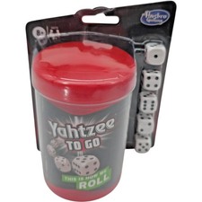 Yahtzee to Go Travel Dice Board Game Hasbro Gaming Shake & Score