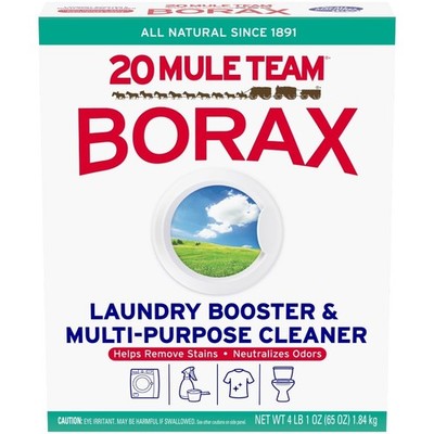 20 Mule Team All Natural Borax Laundry Detergent Booster & Multi-Purpose