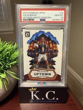 2025 Donruss Optic Joe Burrow Uptown SSP White Pandora PSA 10 Bengals RARE /25