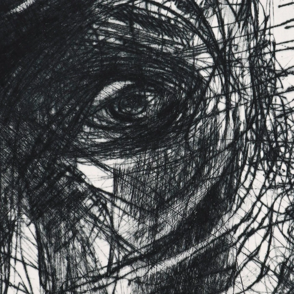 ELKE RIEMER GRAFIK RADIERUNG ABSTRAKT ICH STEH IM WIND 1989 SIGNIERT VP: 140€* - Bild 4 von 4