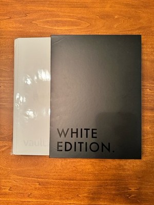 Vault X White Edition 9 Pocket Exo-Tec Zip Binder -  SEALED BRAND NEW