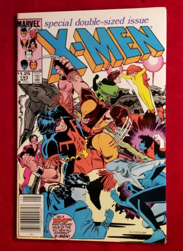 1985 Uncanny X-MEN 193 1st Appearance Warpath Key 80s Wolverine vtg Newsstand