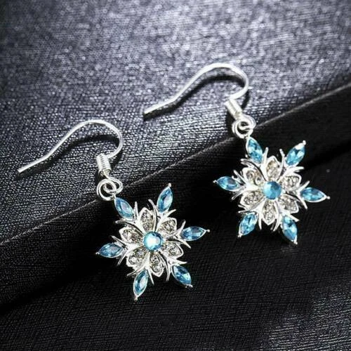 Boucles d'oreilles fantaisie argentés turquoise