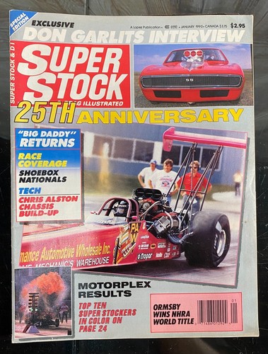 (3) 1990 SUPER STOCK & DRAG ILLUSTRATED ~ Garlits Armstrong Ronnie Sox 25th Anni - Picture 2 of 10