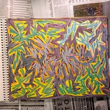 Drawing 11X14" Oil Pastel on Paper