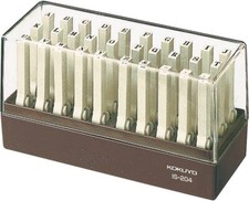 KOKUYO Endless Stamp English Character Set 4 IS-204