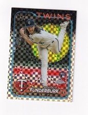 2024 TOPPS CHROME BASEBALL KODY FUNDERBURK ROOKIE X-FRACTORS CARD 297