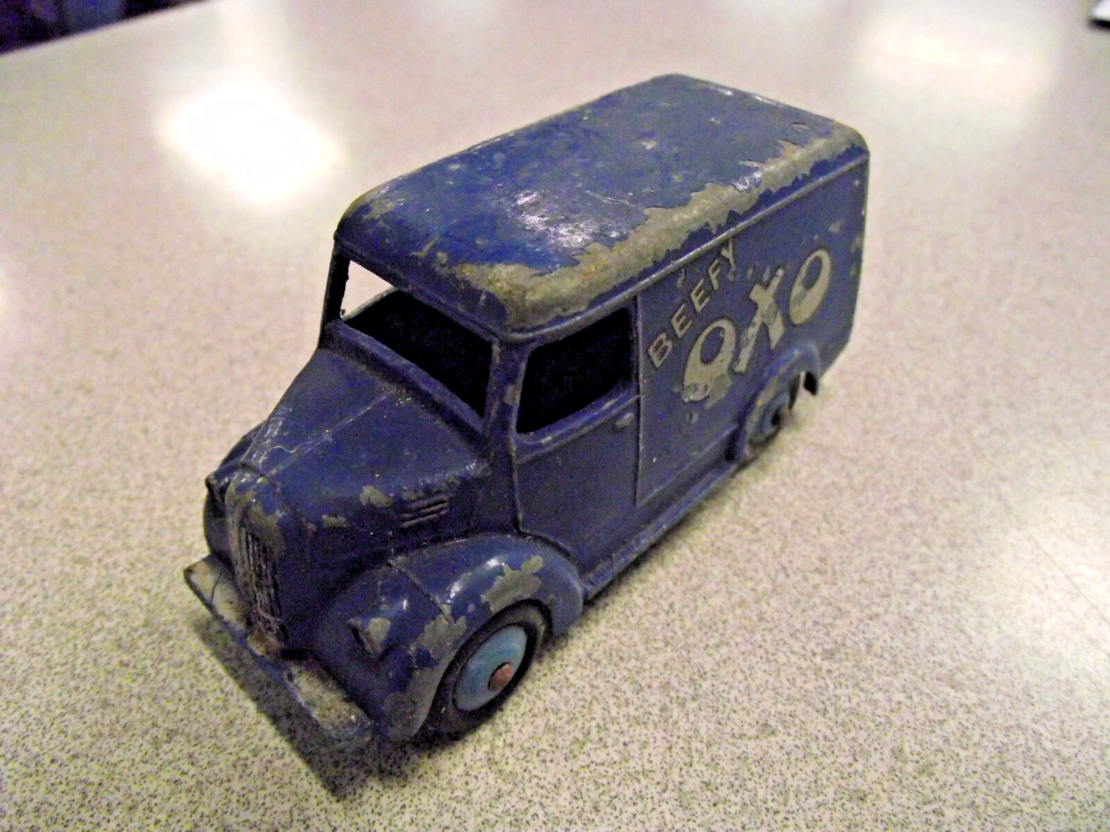 ORIGINAL VINTAGE DINKY TOYS DIECAST 453 TROJAN BEEFY OXO VAN 1950s Rare