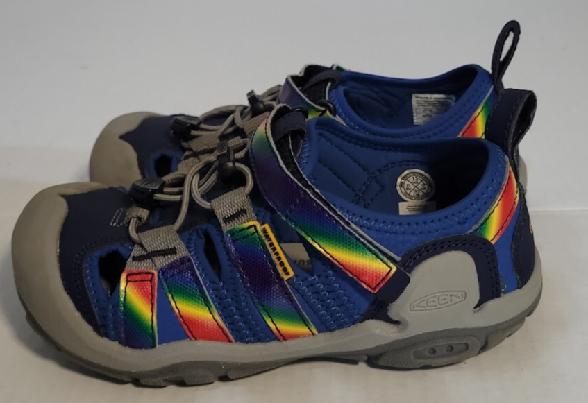 Sandalo Keen bambino 13 blu Rainbow Creek casual campeggio scarpa acqua spiaggia escursione
