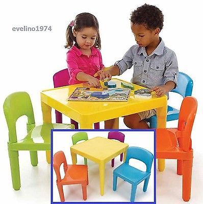 tot tutors table and 4 chairs