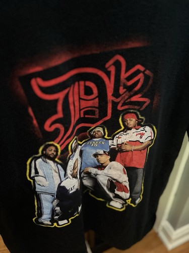 Vintage D12 Eminem 2004 US Tour T Shirt Large Rap Tee Hip Hop Slim Shady Black - Picture 3 of 7
