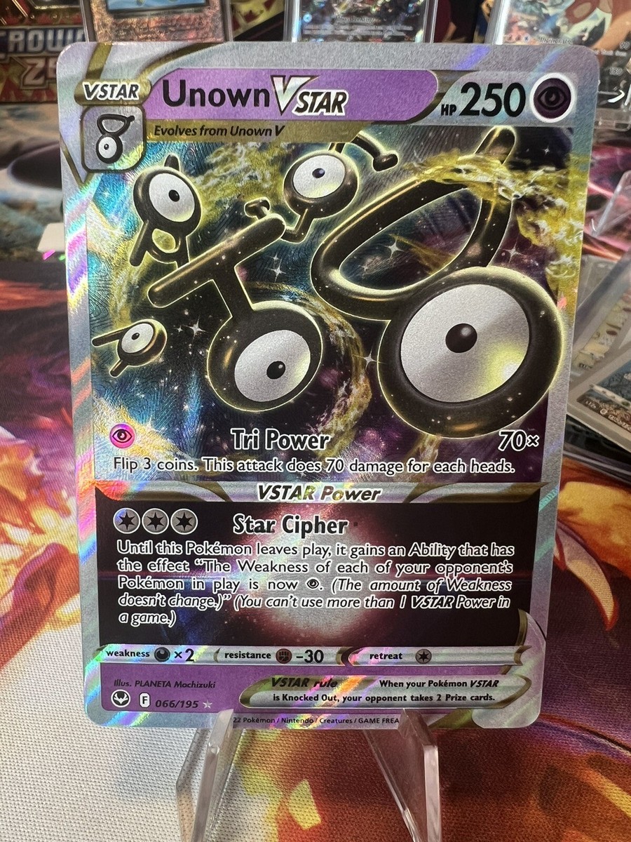 unown vstar pokemon card price Pokmon TCG - Unown VSTAR 199/195