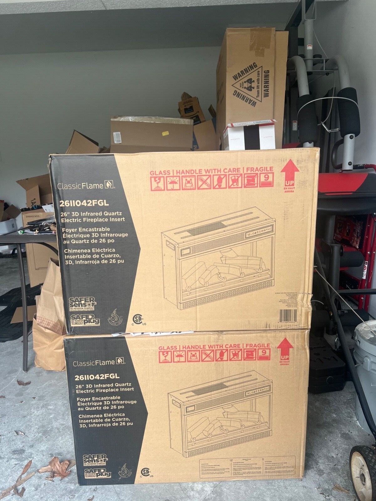Classic Flame 26II042FGL Electric Fireplace Insert - Black brand new in the  box. | eBay