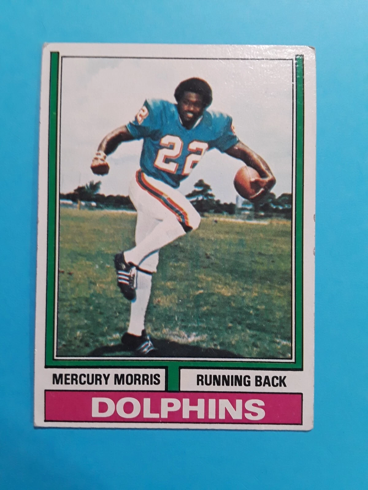 Mercury Morris trading card