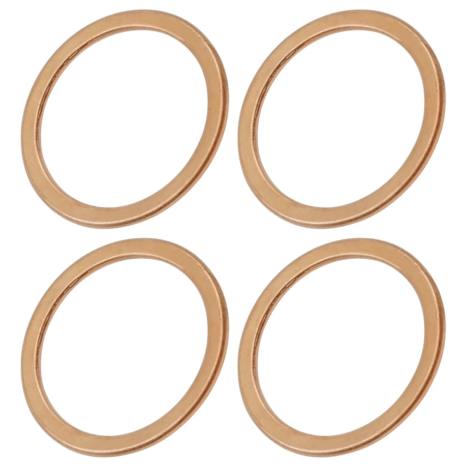 4-Pack Exhaust Pipe Gaskets for Kawasaki ZG1200 Voyager XII1987-2003 - Image 4 of 4