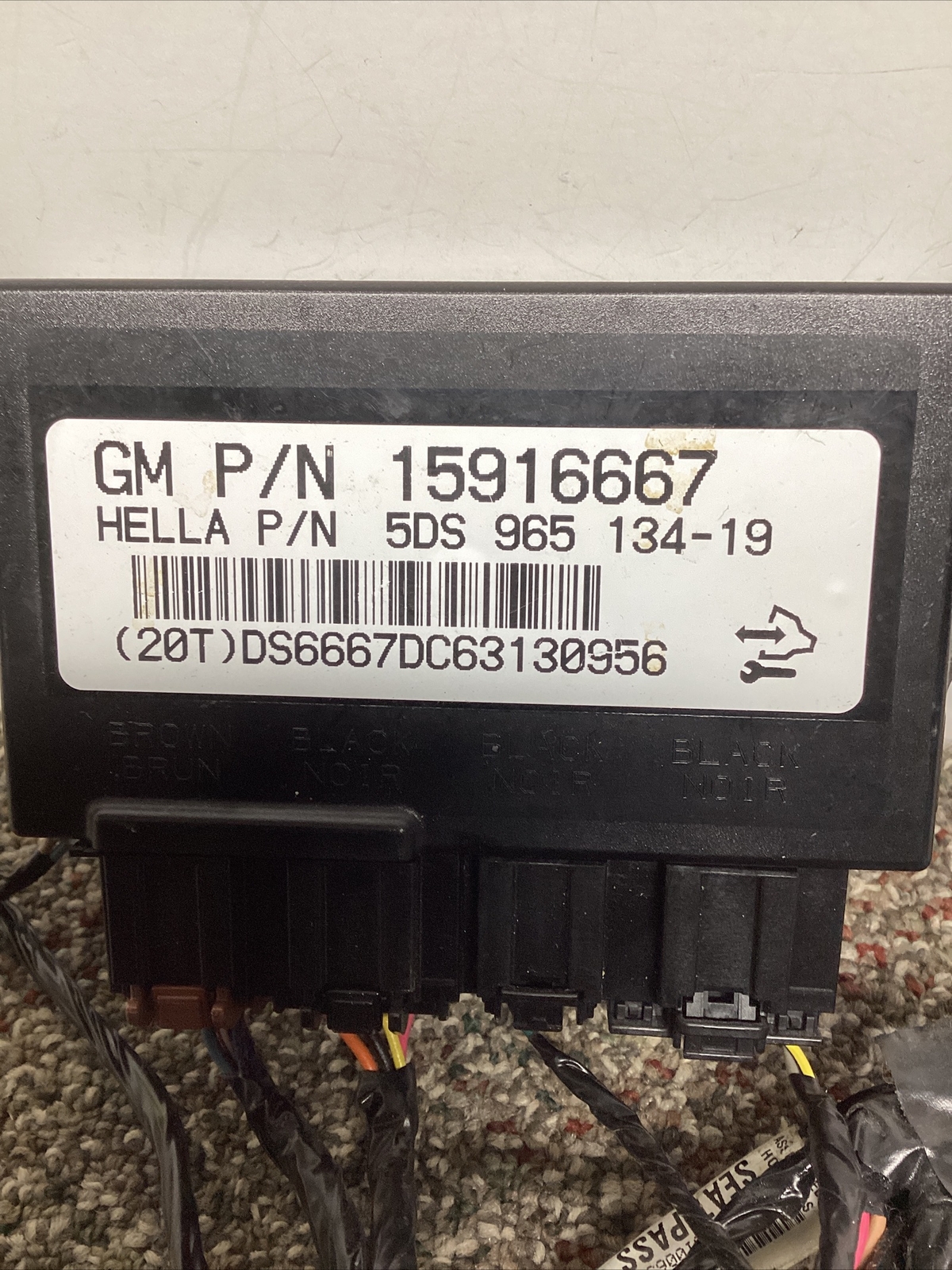 Heated Front Seat Module 2007 2008 2009 Chevrolet Equinox 15916667 for