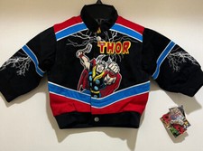 THOR Marvel Comics Cotton Twill Toddler  Youth Jacket By RR Designs - NEW