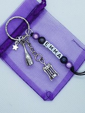 Personalised wine lover Keyring, wine gifts, bottle opener keyring, wine bottle