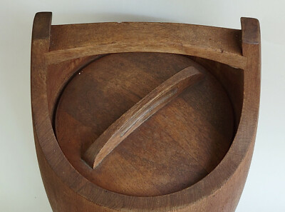 LARGE VINTAGE DANSK DESIGNS QUISTGAARD DANISH MODERN TEAK ICE