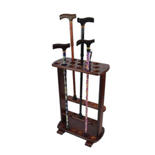 New Working Rack stand Home Decor Wooden designer Display Walking Stick Storage
