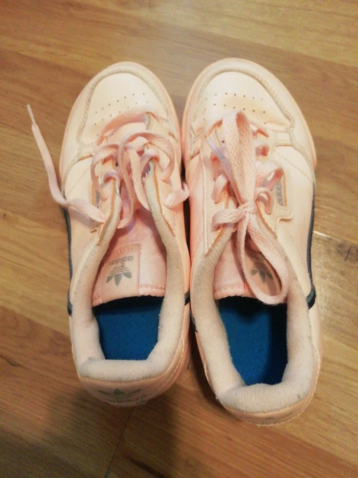 Womens Adidas Originals Continental 80 Trainers UK Size 1 EU 33 VGC - Image 4 of 4