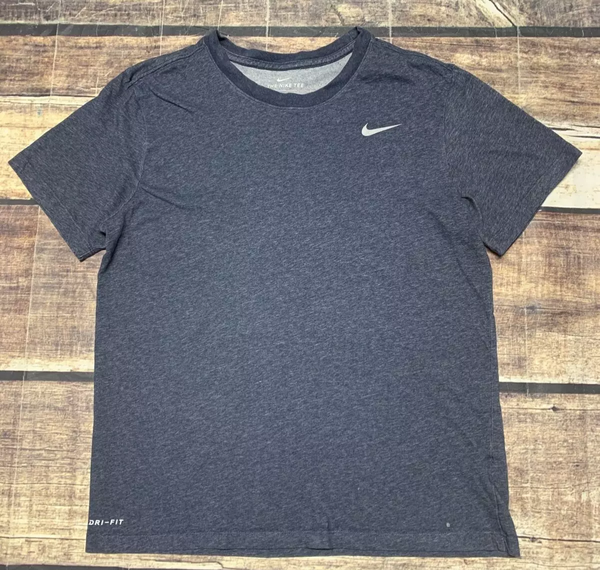 Nike Men s Heather Grey The Nike Tee Dri Fit T Shirt Size Medium