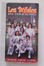 LOS BUFALOS EN CONCIERTO  desde new york     VHS VIDEOTAPE not dvd