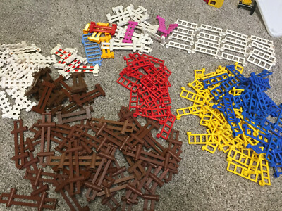 lego duplo fence farm house castle rare