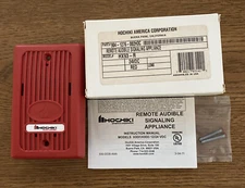 HOCHIKI HX93-R FIRE ALARM MINI HORN,WALL,24 VDC,TEMPORAL/CONTINUOUS,RED