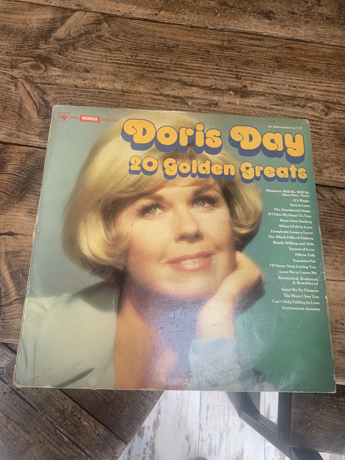 Doris Day 20 Golden Greats vinyl LP 60s Vocal Pop Plays OK Move Over Darling 1st