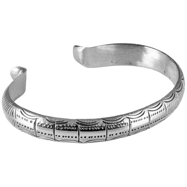 925 Silber Kelten Armspange Keltischer Armreif Hand Graviert Keltenschmuck-image