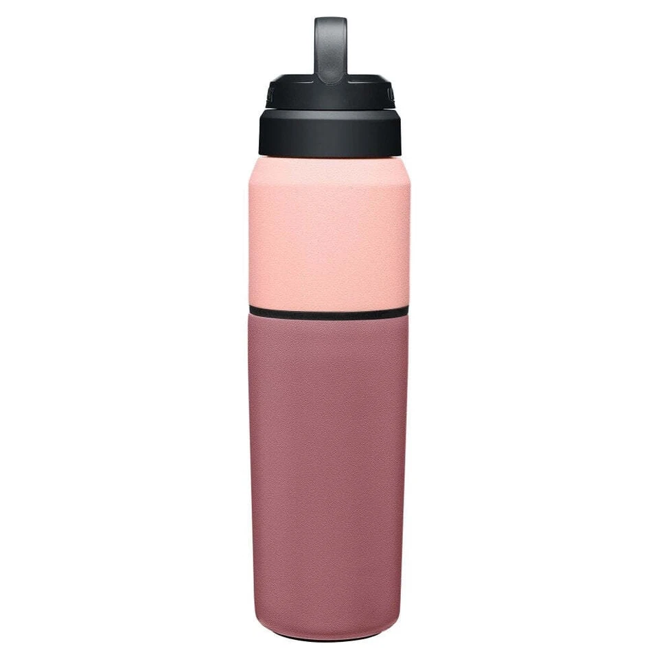 CamelBak Multibev Sst Vide Tout-en-Un 650ML 480ML Cup-Terracotta Rose/Camélia - Photo 3/4