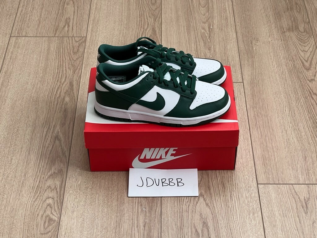 nike dunk low spartan green womens