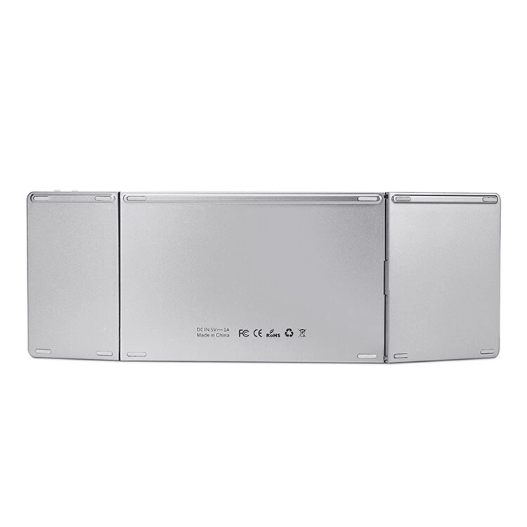 MOJO-HOME Bluetooth Wireless Folding Keyboard with Touchpad SILVER - Image 4 of 4