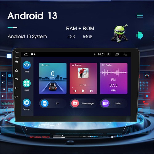2+64G Android 13 Autoradio Carplay DAB Für PEUGEOT 206 CC 2001-2008 peugeot GPS - Bild 5 von 21