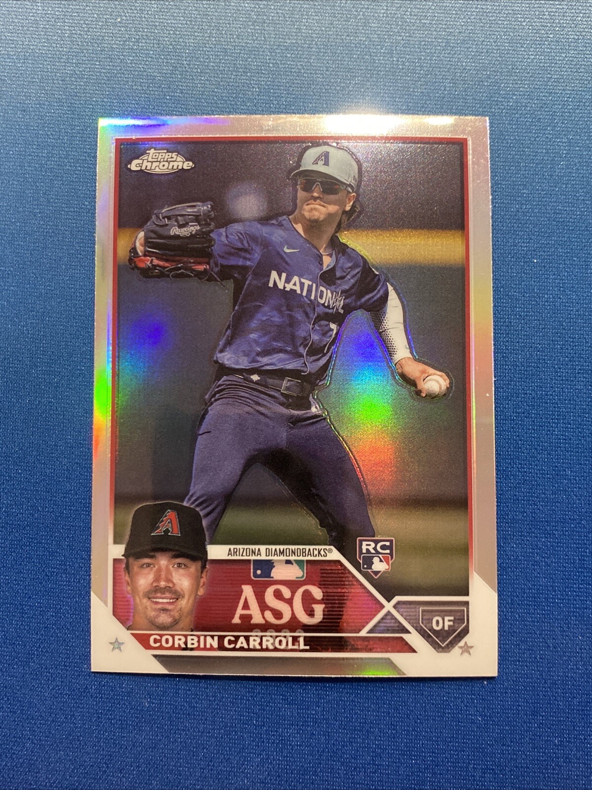 2023 CORBIN CARROLL TOPPS CHROME UPDATE #ASGC-34 ASG ALL-STAR GAME ROOKIE RC