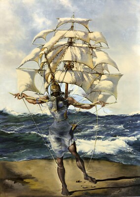 Salvador Dali : The Ship : Archival Quality Art Print