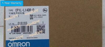 NEW OMRON AUTOMATION AND SAFETY CP1L-L14DR-D PLC PROGRAMMABLE LOGIC CONTROLLER