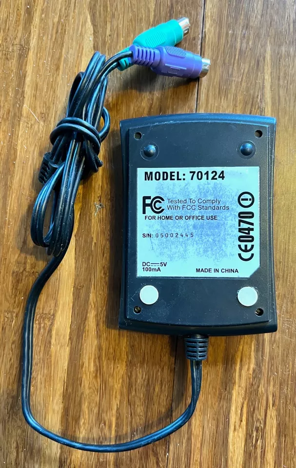 Inland wireless keyboard and receiver with ps/2 connector Model 70124 - Image 3 of 4