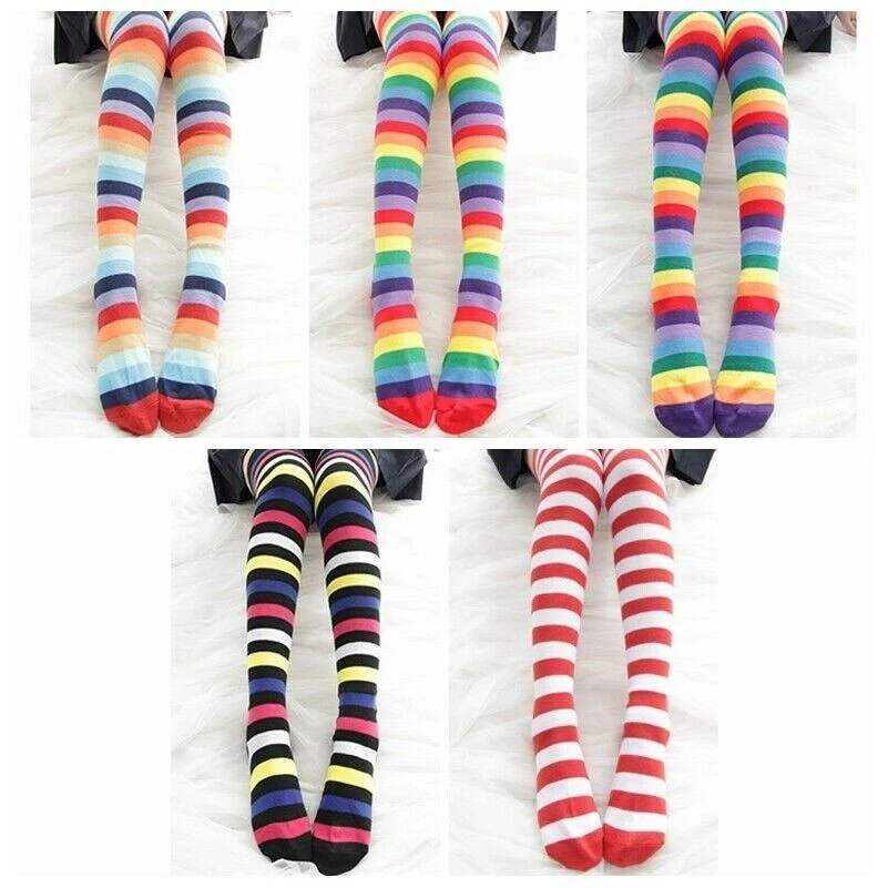 Cute Pics Of Girl In Rainbow Socks