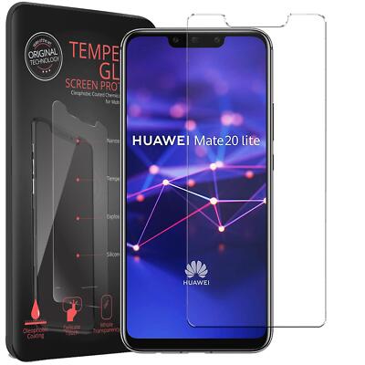2x Schutzfolie für Huawei Mate 20 Lite Glasfolie Display Schutz Glas Folie