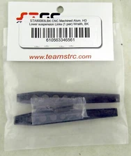 CNC Machined Alum. HD Lower Suspension Links, Wraith - Black - STRC #STA80083LBK