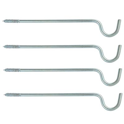 Curtain Rod Support ZZLZX 4PCS 3-1/2 Inch Curtain Single Rod Support Bracket, 