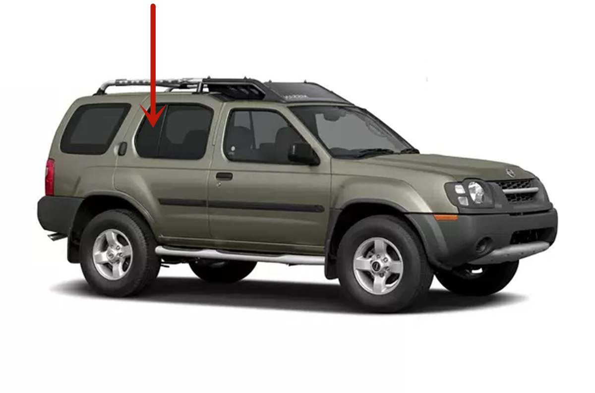 Fits 2000-2004 Nissan XTerra Passenger Side Right Rear Vent Window